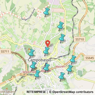 Mappa Campobasso, 86100 Campobasso CB, Italia (1.24667)