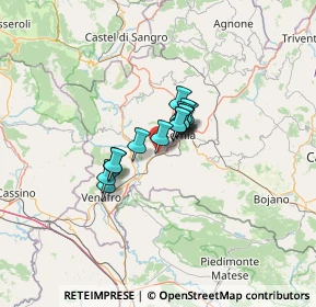 Mappa Contrada Piana di Macchia, 86070 Macchia D'isernia IS, Italia (7.33714)