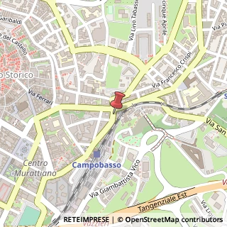 Mappa Via Giuseppe Garibaldi, 3B, 86100 Campobasso, Campobasso (Molise)