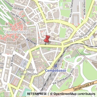 Mappa Corso Giuseppe Mazzini, 16/A, 86100 Campobasso, Campobasso (Molise)