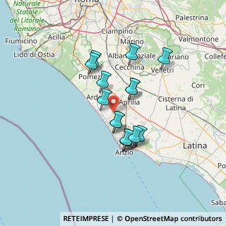 Mappa Via delle Viole, 04011 Aprilia LT, Italia (11.33933)