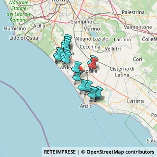 Mappa Via delle Viole, 04011 Aprilia LT, Italia (10.4815)