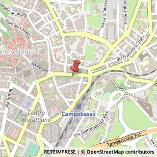 Mappa Corso Giuseppe Mazzini, 65, 86100 Campobasso, Campobasso (Molise)