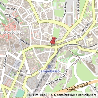 Mappa Corso mazzini giuseppe 8, 86100 Campobasso, Campobasso (Molise)