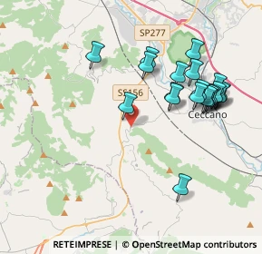 Mappa SS 637dir, 03020 Giuliano di Roma FR (4.1955)