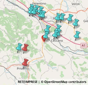 Mappa SS 637dir, 03020 Giuliano di Roma FR (8.7865)