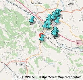 Mappa SS 637dir, 03020 Giuliano di Roma FR (6.69368)