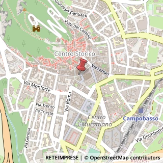 Mappa Via Guglielmo Marconi,  14, 86100 Campobasso, Campobasso (Molise)