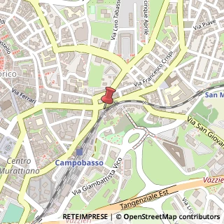 Mappa Corso Giuseppe Mazzini, 107, 86100 Campobasso, Campobasso (Molise)