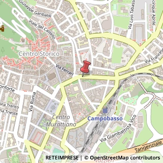 Mappa Corso Giuseppe Mazzini, 11, 86100 Campobasso, Campobasso (Molise)