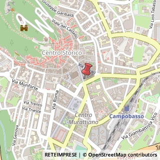 Mappa Piazza Gabriele Pepe, 41, 86100 Campobasso, Campobasso (Molise)