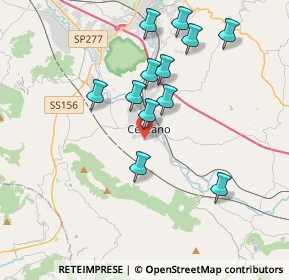 Mappa Via Colle Campanaro, 03023 Ceccano FR, Italia (3.78333)