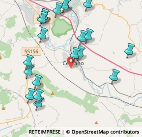 Mappa Via Colle Campanaro, 03023 Ceccano FR, Italia (5.163)