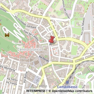 Mappa Via Giuseppe Garibaldi, 96, 86100 Campobasso, Campobasso (Molise)