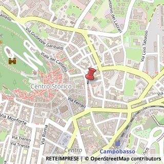 Mappa Via Giuseppe Garibaldi, 80, 86100 Campobasso, Campobasso (Molise)