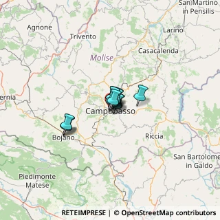 Mappa Via Michelangelo Ziccardi, 86100 Campobasso CB, Italia (5.42538)