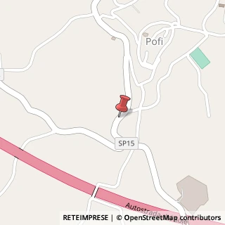 Mappa Via Casilina Sud,  16, 03020 Pofi, Frosinone (Lazio)