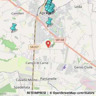 Mappa Via dei Giardini, 04011 Aprilia LT, Italia (3.40167)
