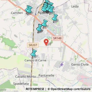 Mappa Via dei Giardini, 04011 Aprilia LT, Italia (3.0065)