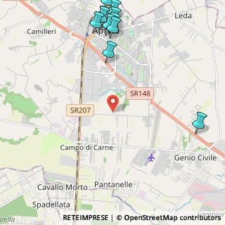 Mappa Via dei Giardini, 04011 Aprilia LT, Italia (3.29091)