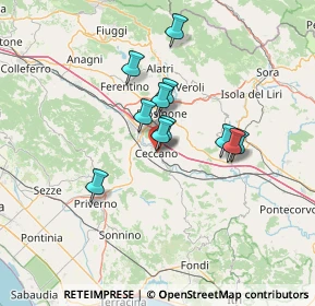 Mappa Piazza Madonnella, 03023 Ceccano FR, Italia (11.01)