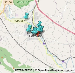 Mappa Piazza Madonnella, 03023 Ceccano FR, Italia (0.74636)