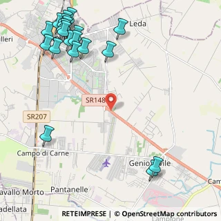 Mappa Via Pontina Km 48, 04011 Aprilia LT, Italia (3.2665)