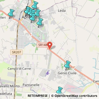 Mappa Via Pontina Km 48, 04011 Aprilia LT, Italia (3.44545)