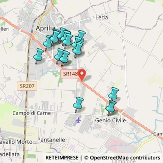 Mappa Via Pontina Km 48, 04011 Aprilia LT, Italia (2.0785)