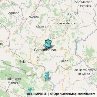 Mappa Contrada Colle dell'Orso, 86100 Campobasso CB, Italia (44.532)