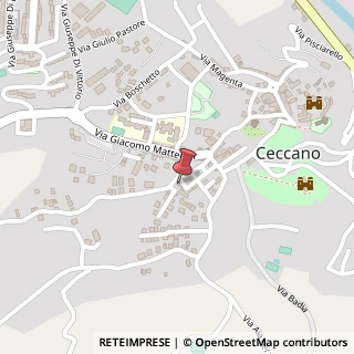 Mappa Via Antonio Gramsci, 37, 03023 Ceccano, Frosinone (Lazio)