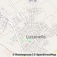 Mapa Lizzanello