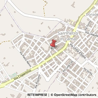 Mappa Via Giuseppe Garibaldi, 97, 73010 San Pietro in Lama, Lecce (Puglia)