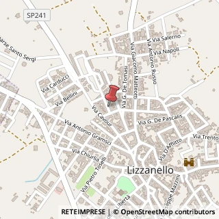 Mappa Via Galileo Galilei, 6, 73023 Lizzanello, Lecce (Puglia)