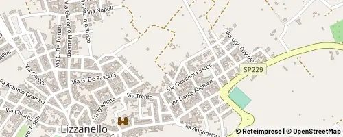 Mappa Lizzanello