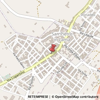 Mappa Via Margherita di Savoia,  54, 73010 San Pietro in Lama, Lecce (Puglia)