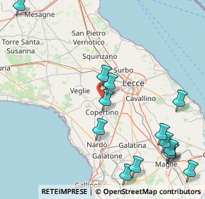 Mappa Via Damiano Chiesa, 73043 Copertino LE, Italia (23.07214)