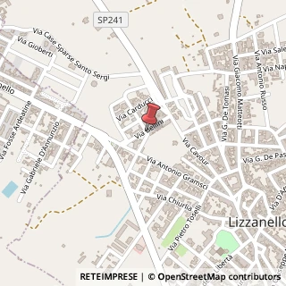 Mappa Via Bellini, 24, 73023 Lizzanello, Lecce (Puglia)