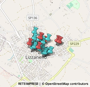 Mappa Via Gaetano Salvemini, 73023 Lizzanello LE, Italia (0.26207)