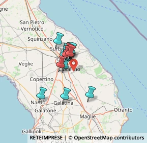 Mappa Via Cristoforo Colombo, 73023 Lizzanello LE, Italia (9.245)