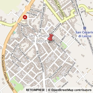 Mappa Via Giuseppe Mazzini, 19, 73016 San Cesario di Lecce, Lecce (Puglia)