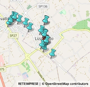 Mappa Via XX Settembre, 73023 Lizzanello LE, Italia (0.8895)