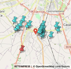 Mappa Via Cacciaventi, 73016 San Cesario di Lecce LE, Italia (1.4785)