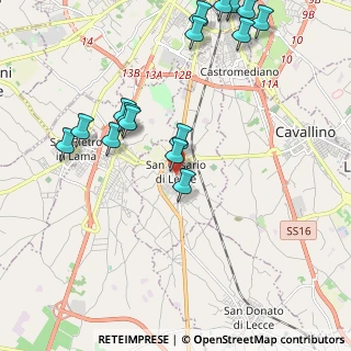 Mappa Via, 73016 San Cesario di Lecce LE, Italia (2.62375)