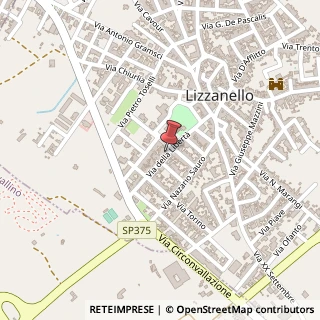 Mappa Via della Libertà, 30, 73023 Lizzanello, Lecce (Puglia)
