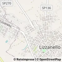 Mapa Lizzanello