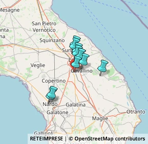 Mappa Via Umbria, 73016 San Cesario di Lecce LE, Italia (7.94273)