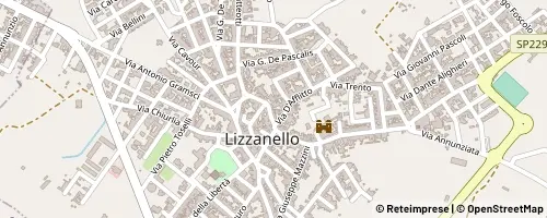 Mappa Lizzanello