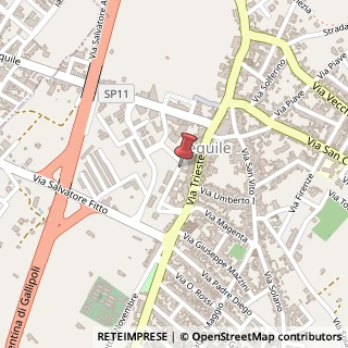 Mappa Via Brunelleschi, 27, 73010 Lequile, Lecce (Puglia)