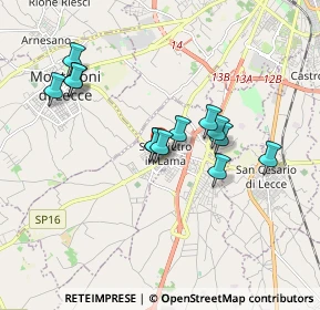 Mappa 73010 San Pietro In Lama LE, Italia (1.67231)